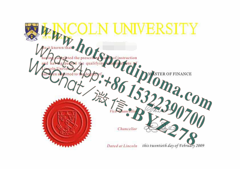 Buy New Zealand Lincoln University Diploma Online