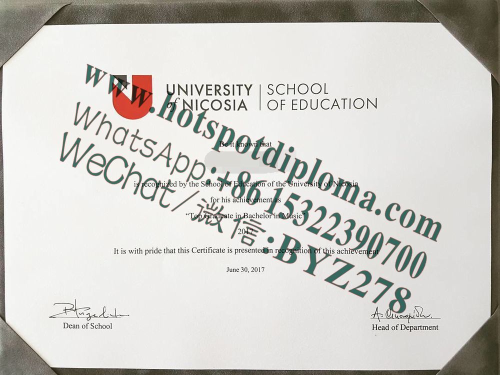 Buy fake University Of NICOSIA Diploma