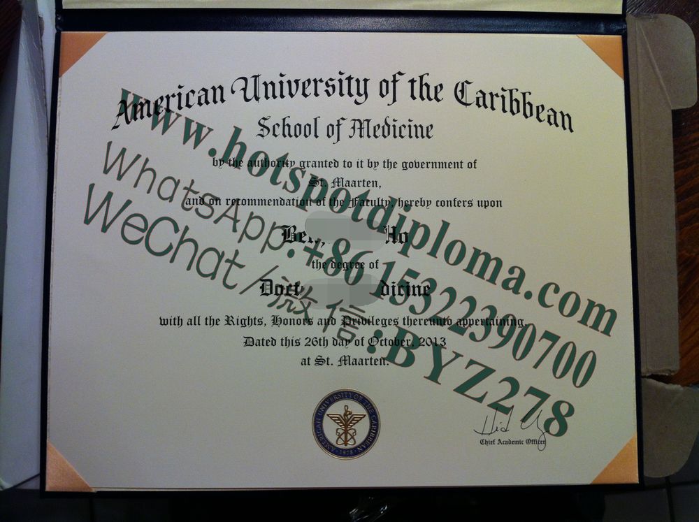Fake American University of the Caribbean Diploma makers
