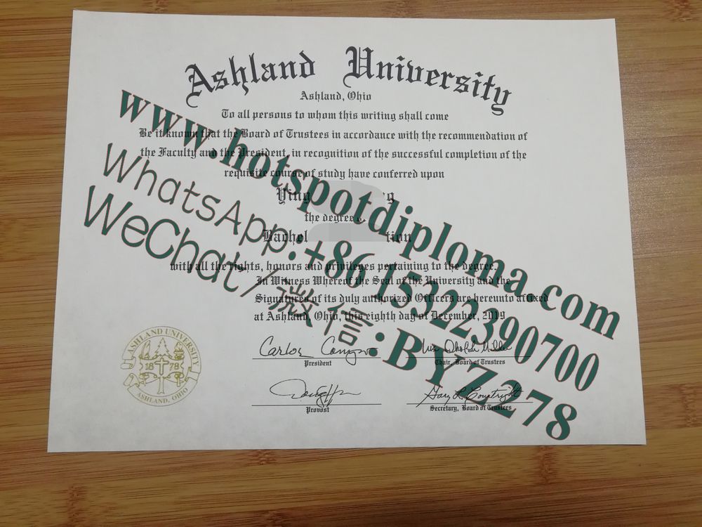 Fake Ashland University Diploma makers