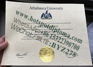 Fake Athabasca University Diploma certificate