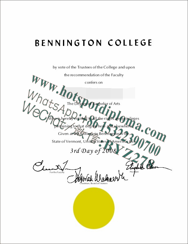 Fake Bennington College Diploma makers