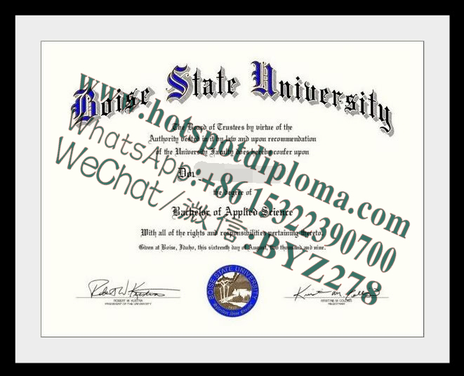 Fake Boise State University Diploma makers