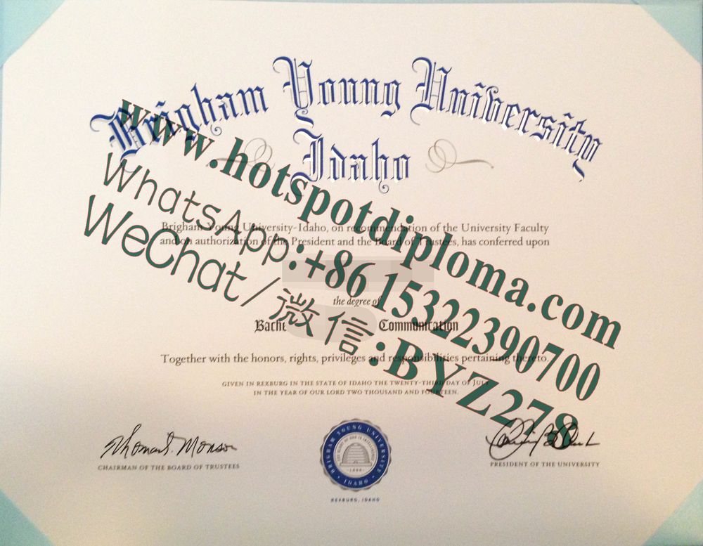Fake Brigham Young University Idaho Diploma makers