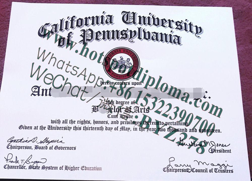Fake California University of Pennsylvania Diploma makers