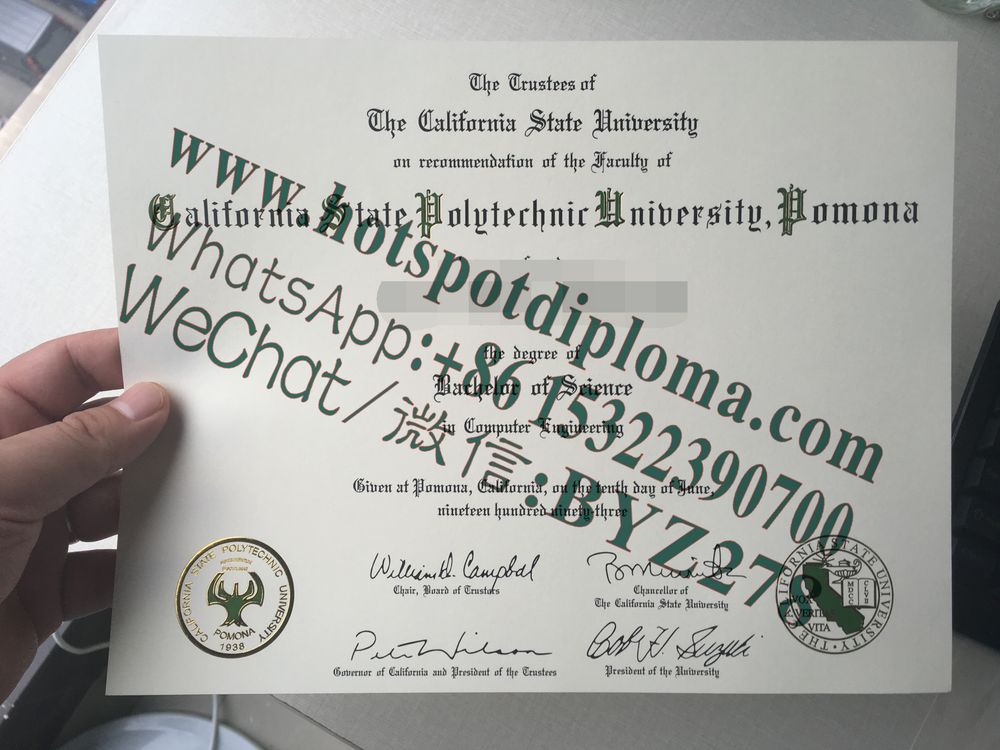 Fake California state polytechnic university Pomona Diploma makers