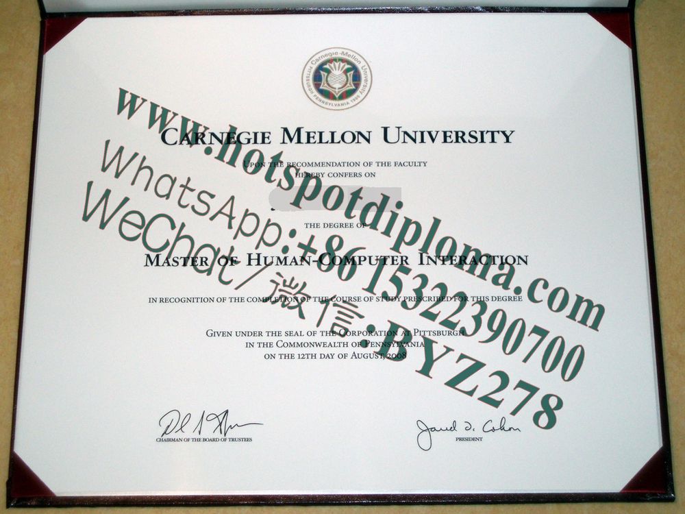 Fake Carnegie Mellon University Diploma makers