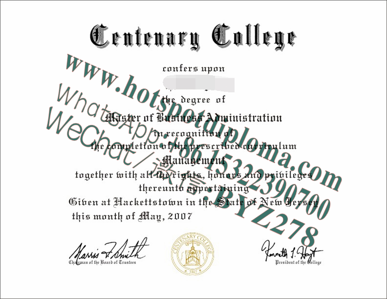 Fake Centenary College Diploma makers