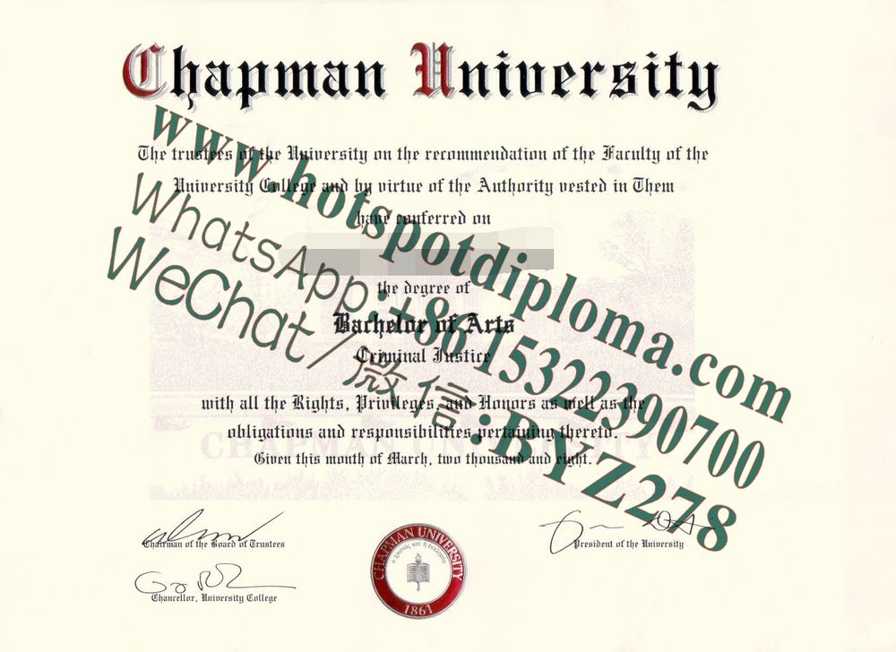 Fake Chapman University Diploma makers