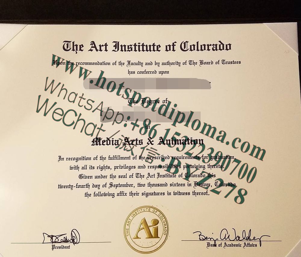 Fake Colorado Institute of the Arts Diploma makers