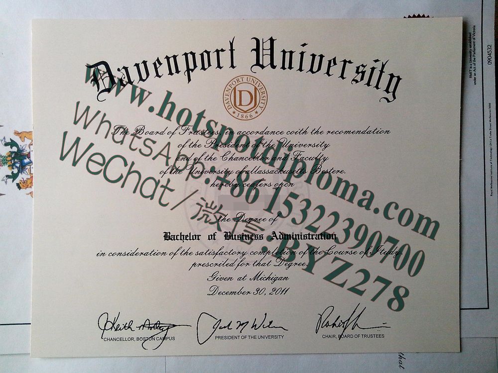 Fake Davenport University Diploma makers