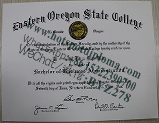 Fake Eastern Oregon College Diploma makers