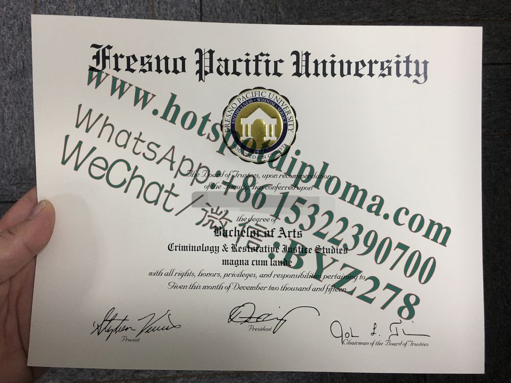 Fake Fresno Pacific University Diploma makers