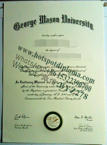 Fake George Mason University Diploma makers