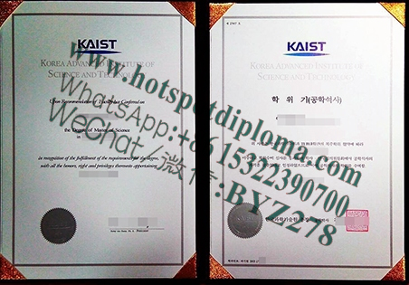 Fake KAIST Diploma degree