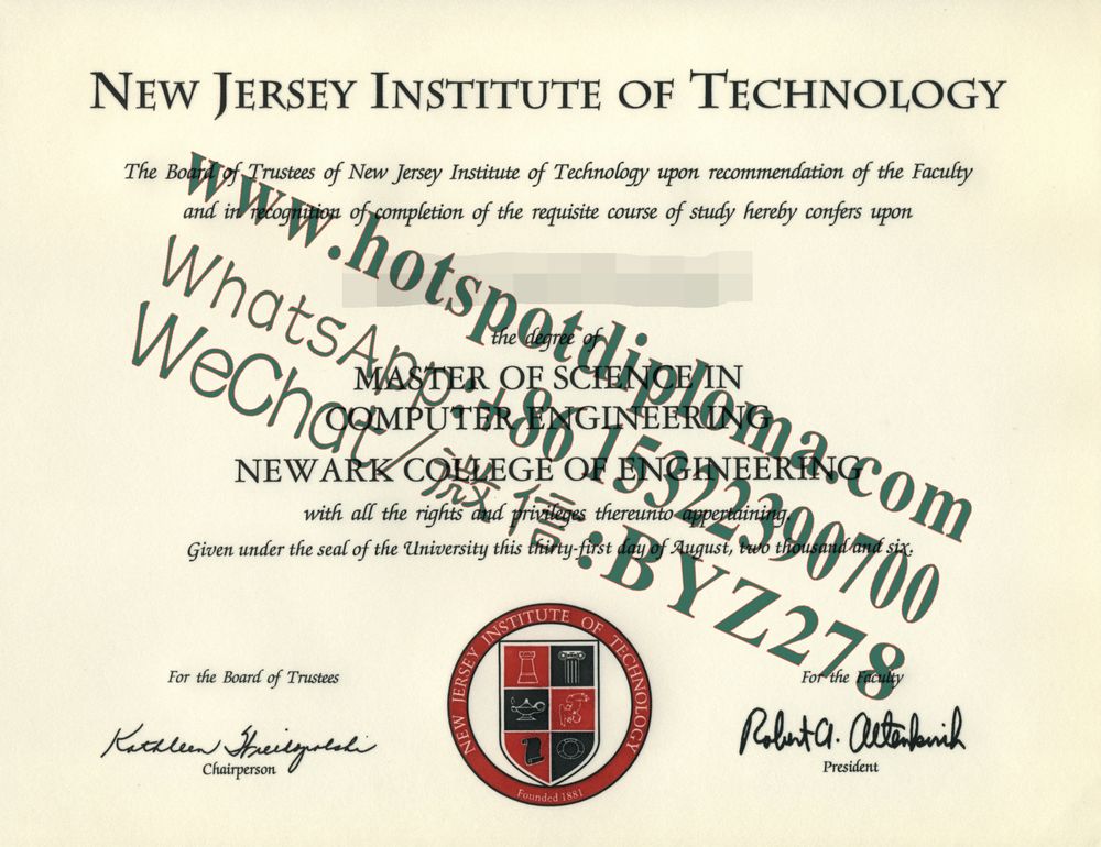 Fake New Jersey Institute of Technology Diploma makers