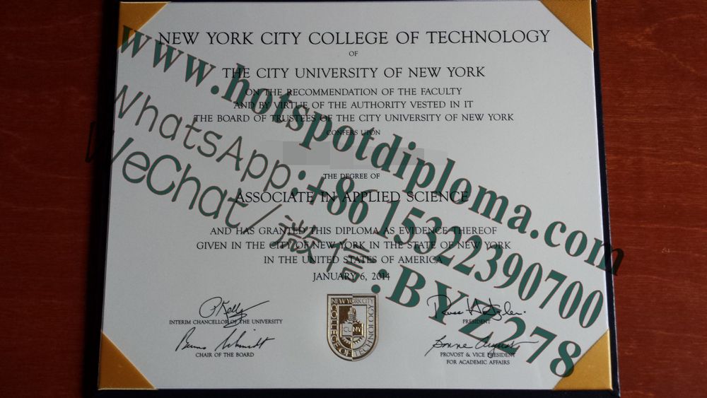 Fake New York City Institute of Technology Diploma makers