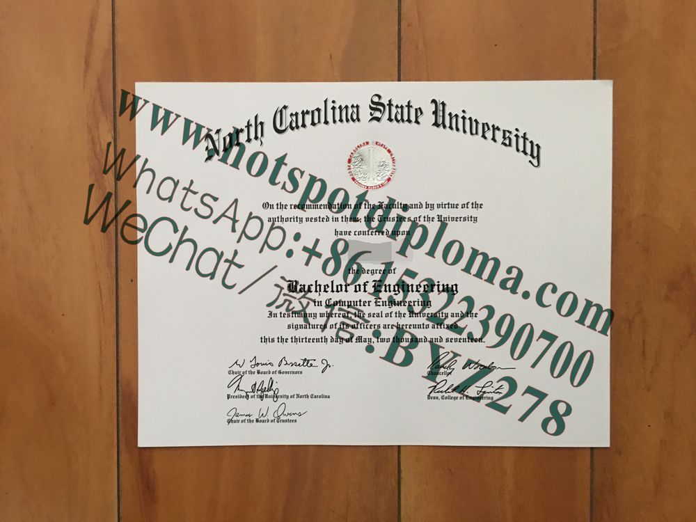 Fake North Carolina State University Diploma makers