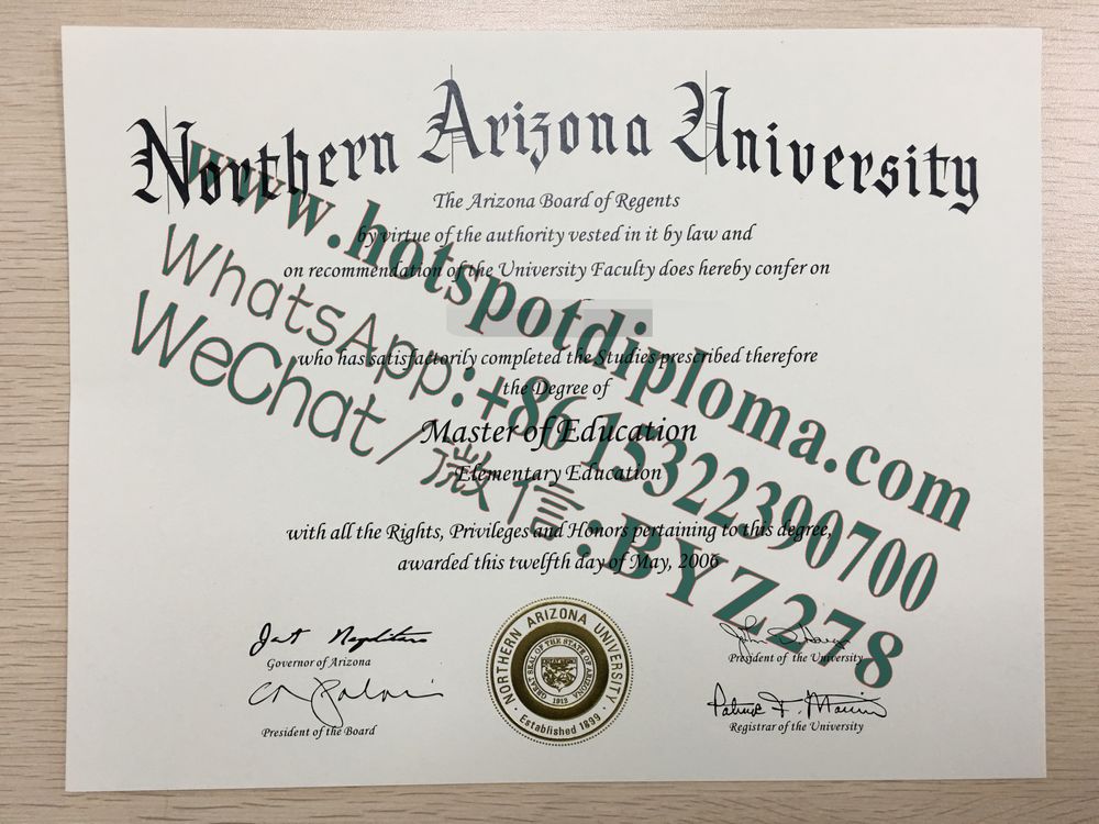 Fake Northern Arizona University Diploma makers