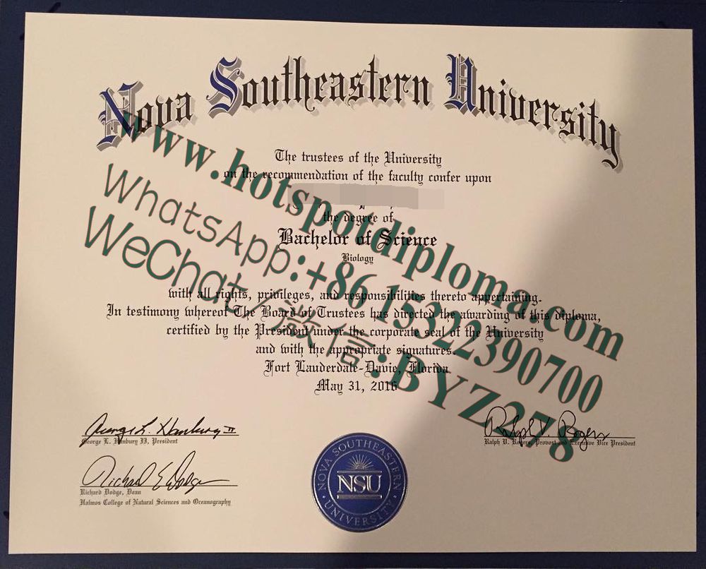 Fake Nova Southeastern University Diploma makers