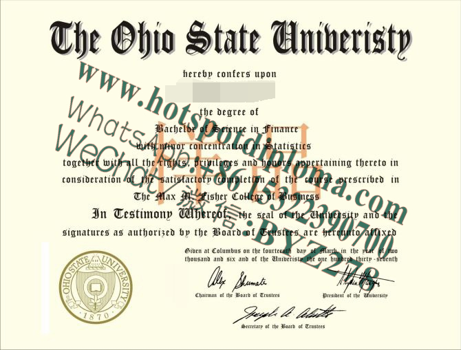 Fake Ohio State University Diploma makers