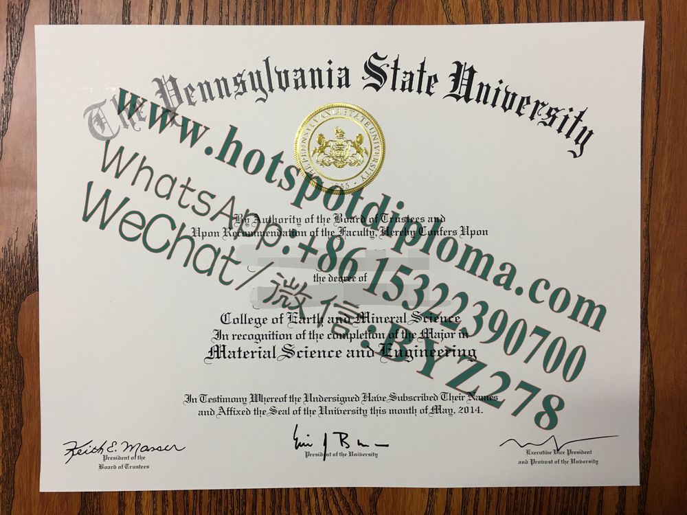 Fake Pennsylvania State University Diploma makers