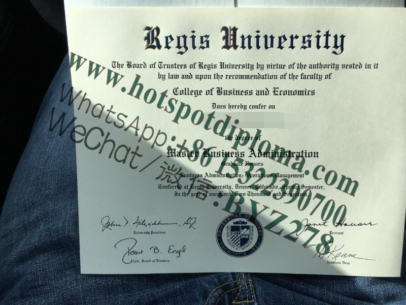 Fake Regis University Diploma makers