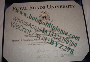 Fake Royal Roads University Diploma sample certificate