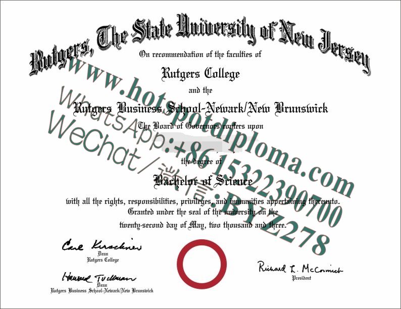 Fake Rutgers State University of New Jersey Diploma makers