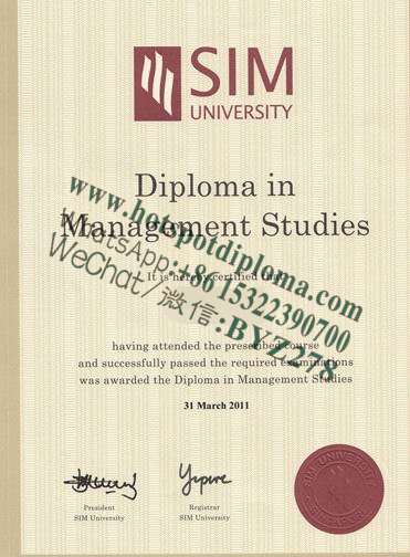 Fake SIM University Diploma transcript