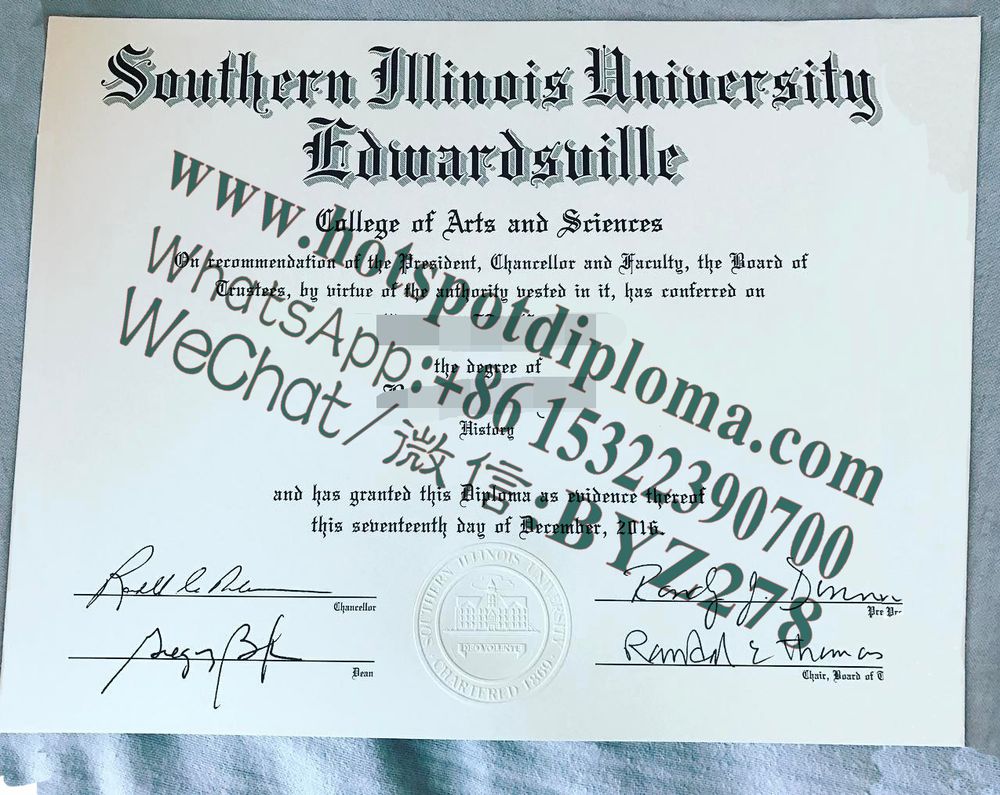 Fake Southern Illinois University Edwardsville Diploma makers