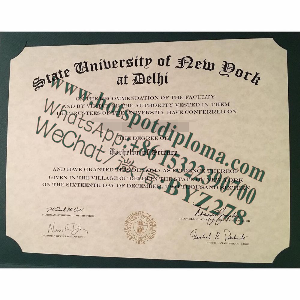 Fake State University of New York at Derry Diploma makers