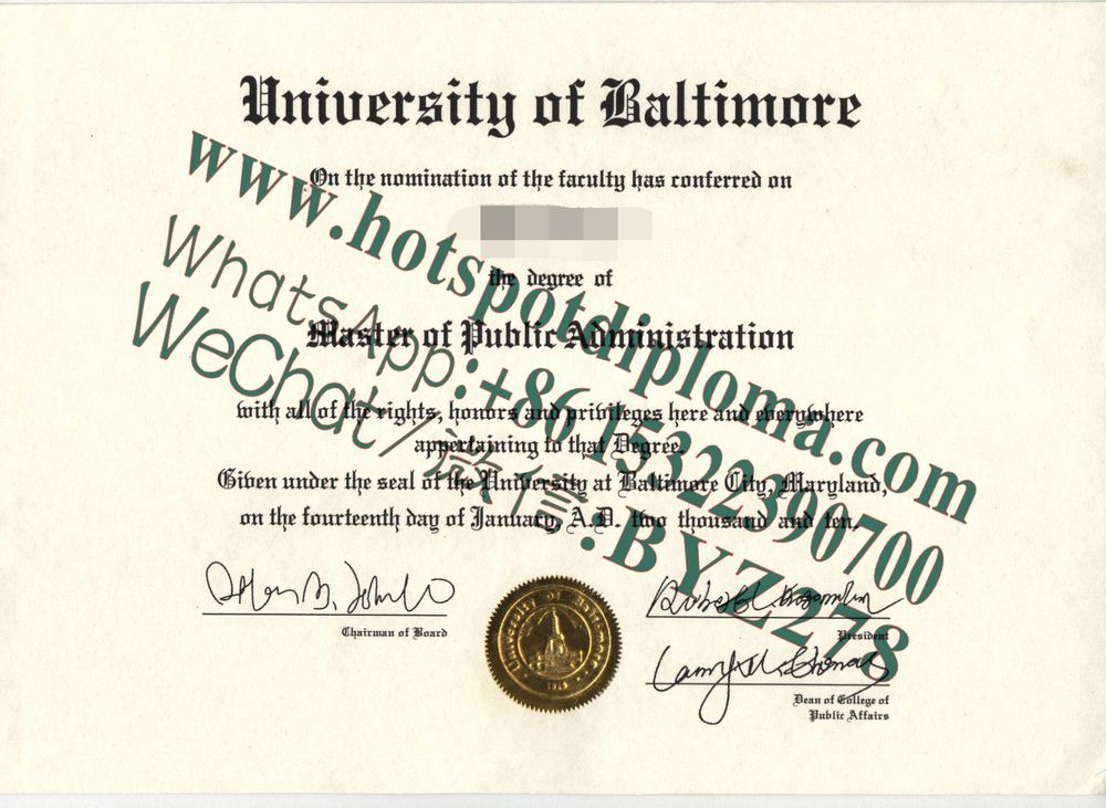 Fake University of Baltimore diploma makers
