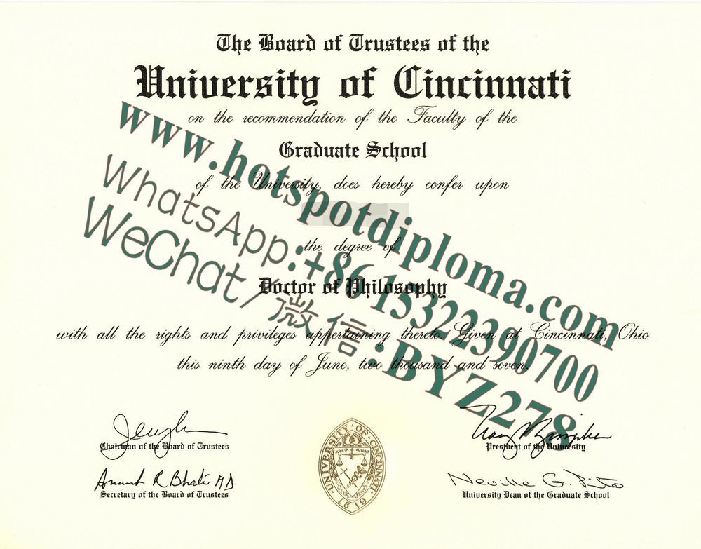 Fake University of Cincinnati diploma makers