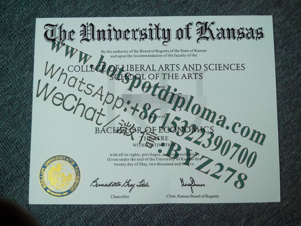 Fake University of Kansas Diploma makers
