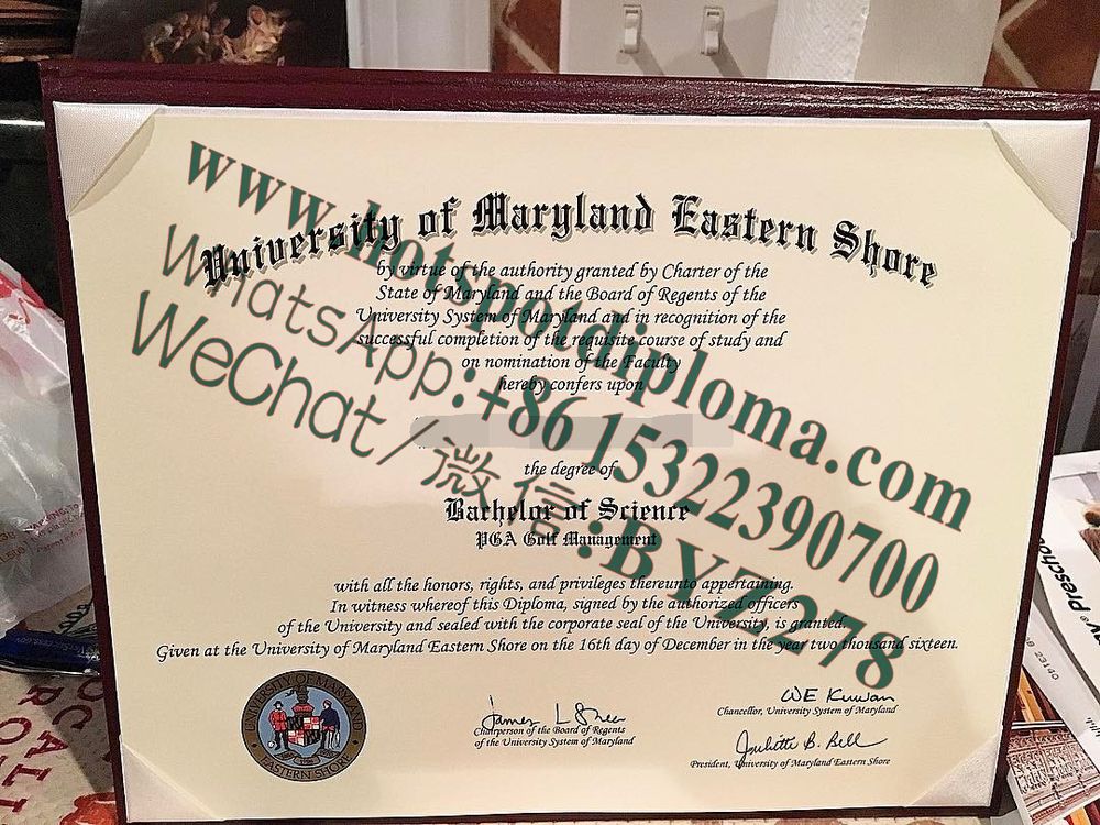 Fake University of Maryland East Shore Diploma makers