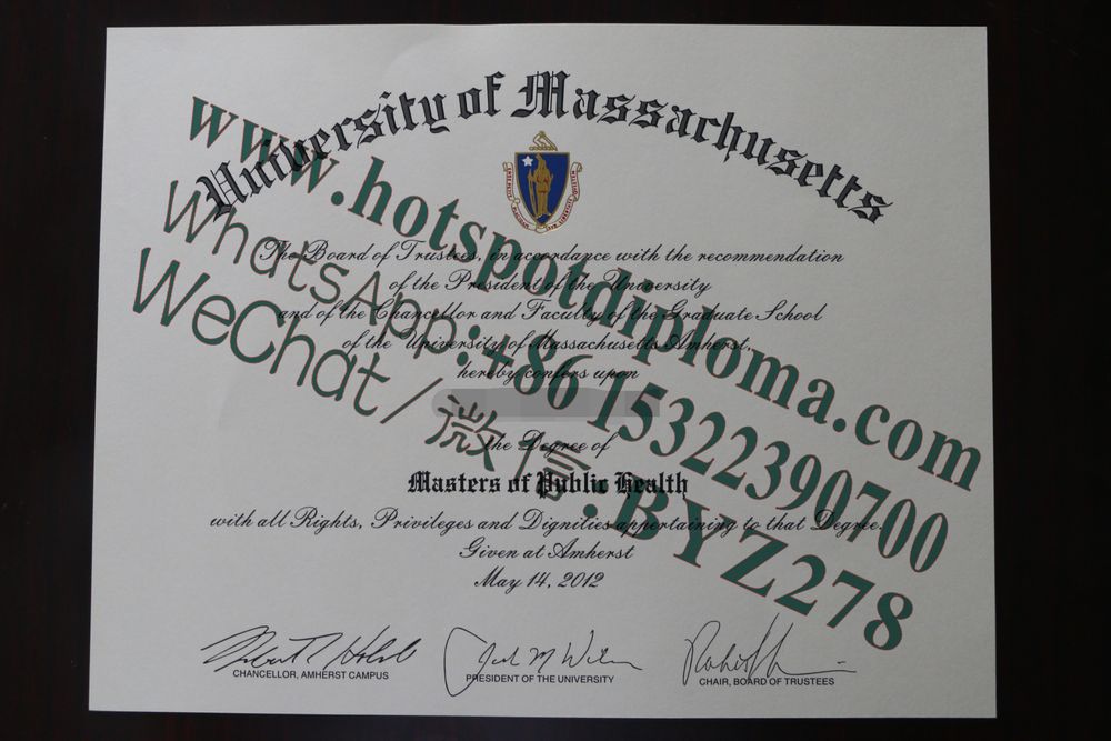 Fake University of Massachusetts Diploma makers