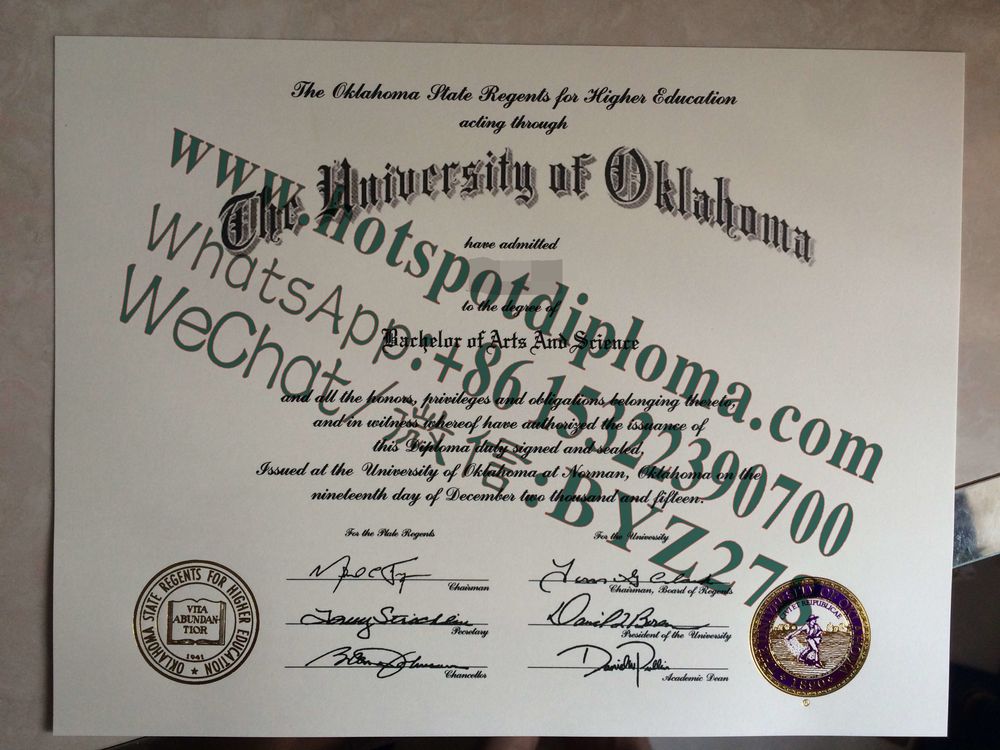 Fake University of Oklahoma Diploma makers