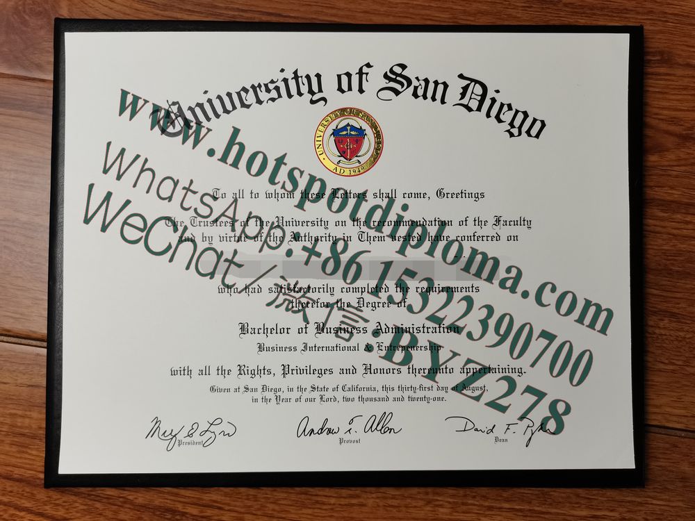 Fake University of San Diego Diploma makers