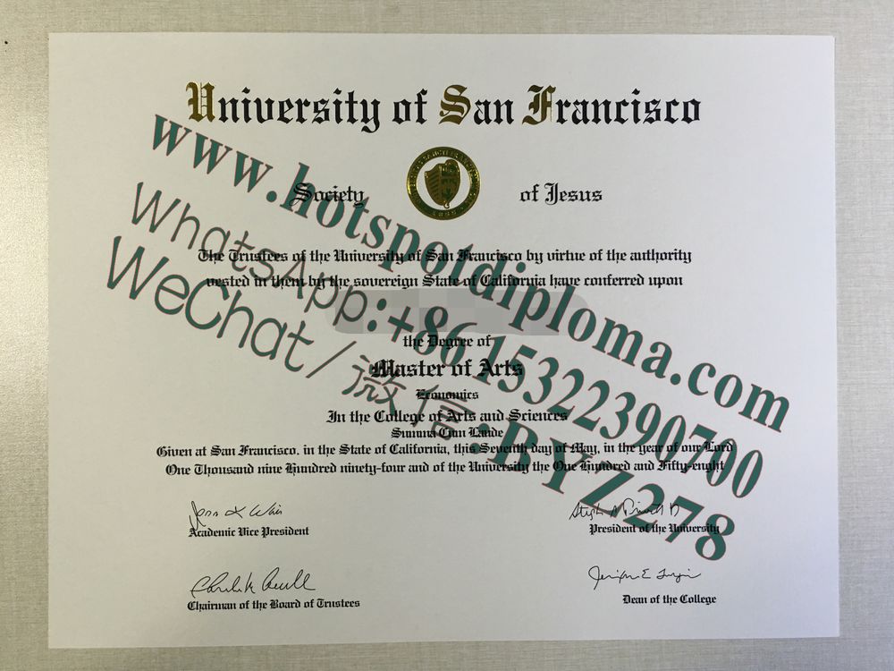 Fake University of San Francisco Diploma makers