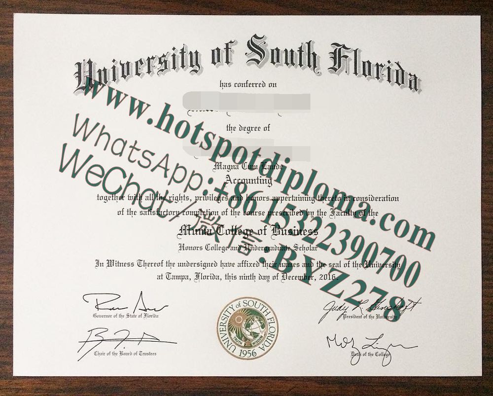 Fake University of South Florida diploma makers