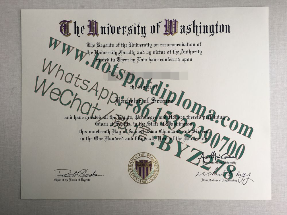 Fake University of Washington diploma makers