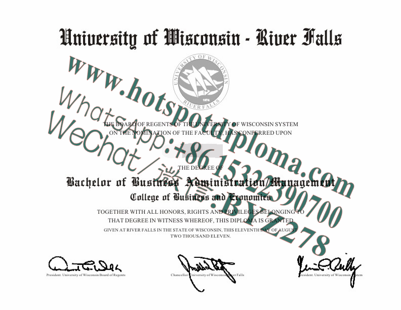 Fake University of Wisconsin River Falls Diploma makers