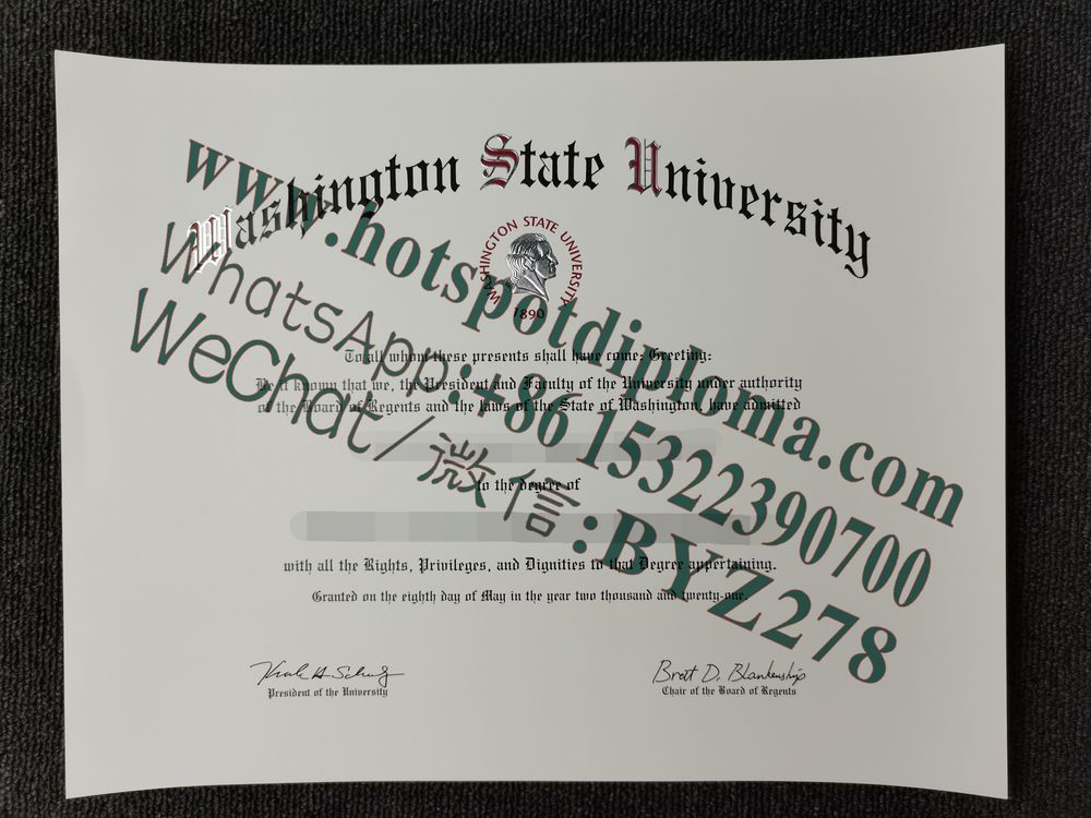 Fake Washington State University Diploma makers