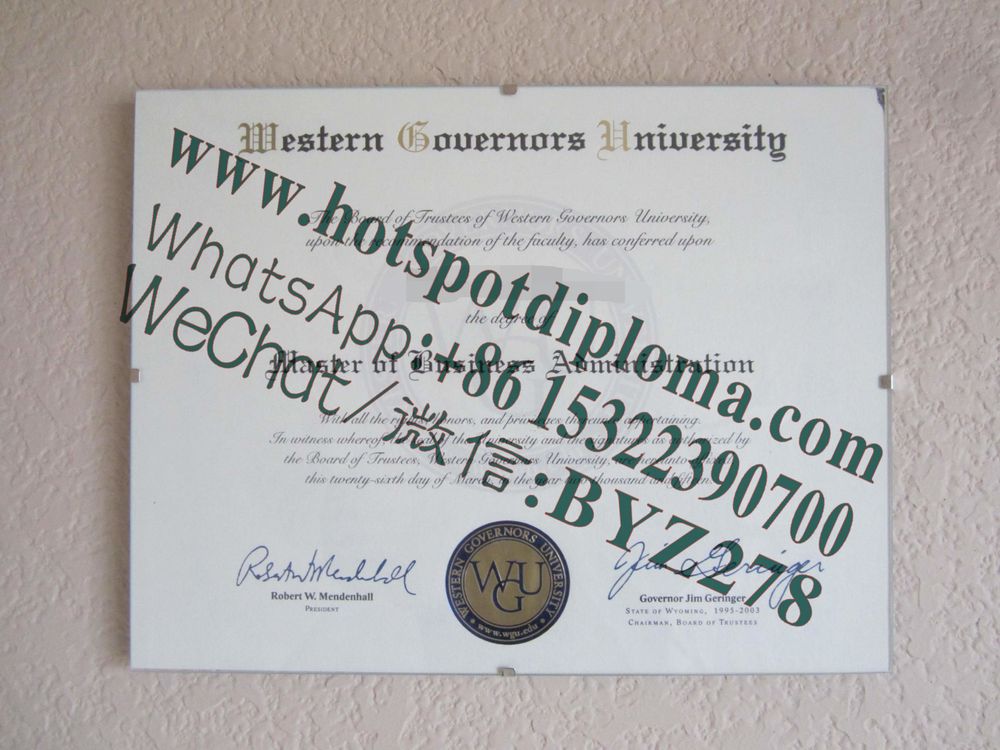 Fake Western Governors University Diploma makers