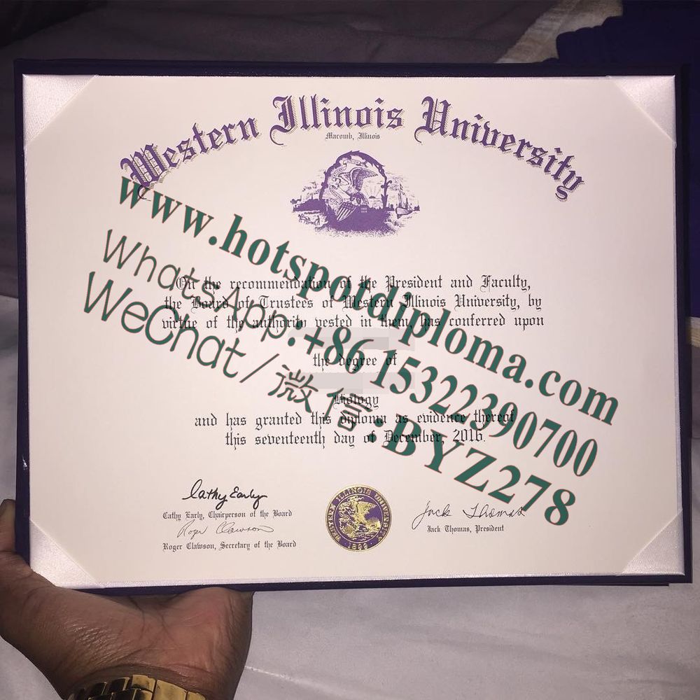Fake Western Illinois University Diploma makers