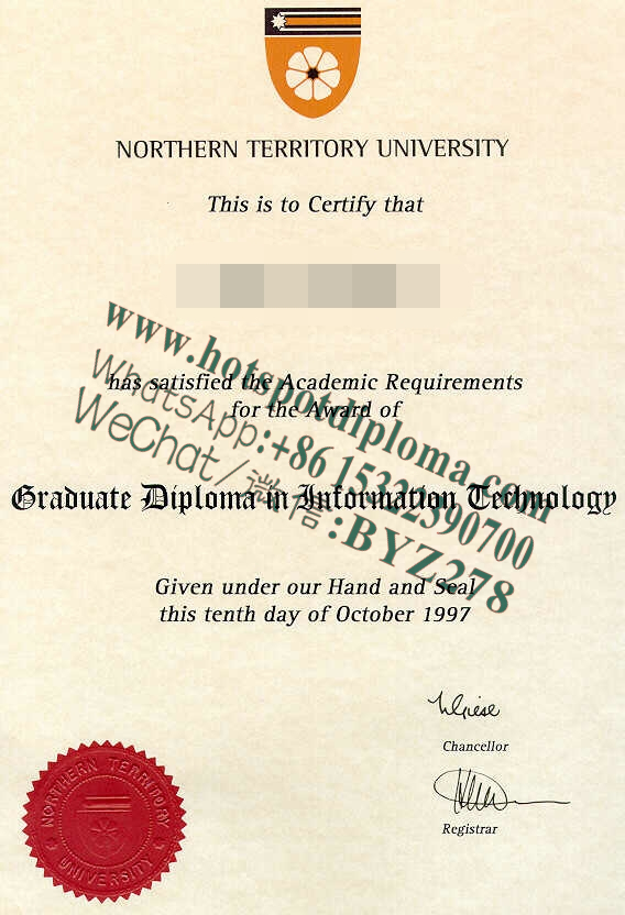 Fake northern territory university Diploma