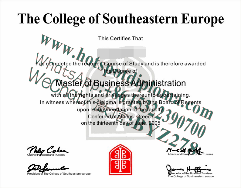 Fake the College Southeast European Diploma makers