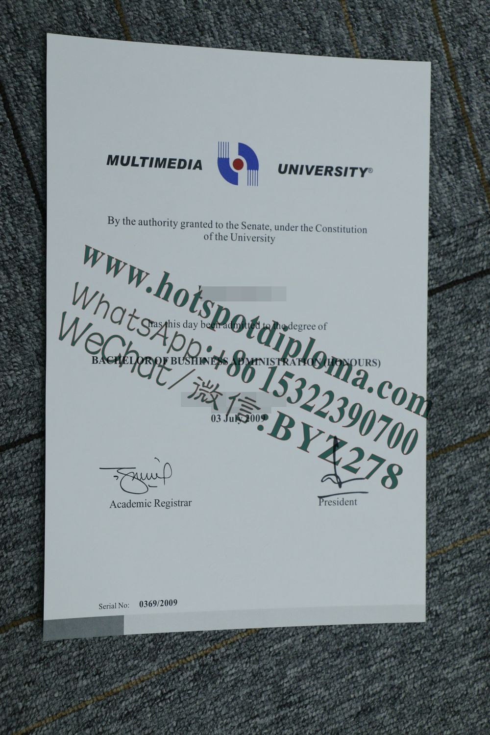 How Buy Multimedia University Diploma