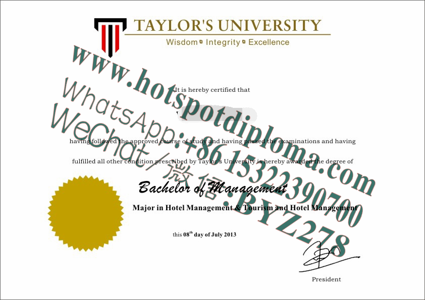 's University Diploma